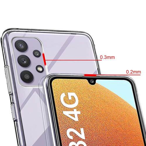 Silicone Clear Case For  Galaxy A52 A51 A50 A32 A31 A30 A72