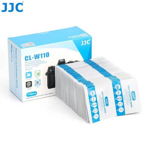 JJC 110Pcs Lens Cleaning Wipes Moistened Individually Wipes