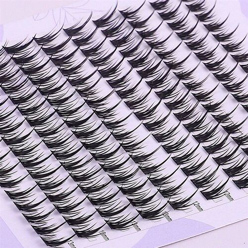 160 Rows Cluster Lashes Faux Mink Eyelashes Cluster Natural