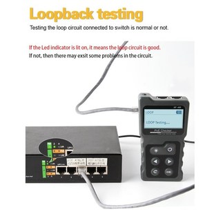 Multi-functional Professional LCD Network Cable Tester Curre