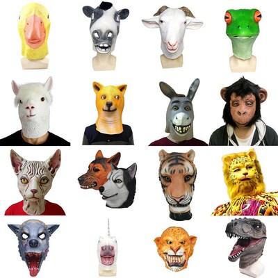 Sand Sculpture Net Red Parody of God Beast Latex Mask Live