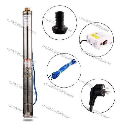 4 Inch 0.75KW Deep Well Pump 1HP 6500L/H Submersible Pump +