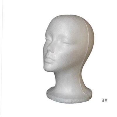 female styrofoam mannequin manikin head model foam wig hai