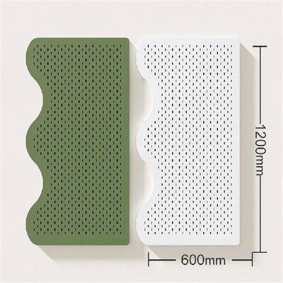 Decorative Metal Wall Storage Curved Hole Plate Organizer
