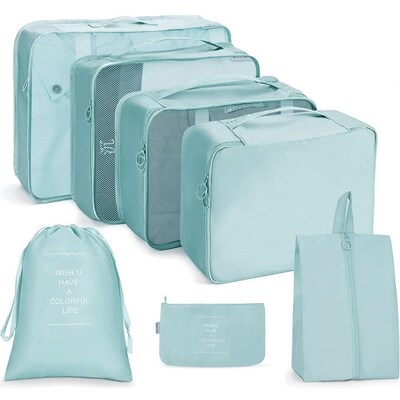 Travel luggage storage bag set 9pcs Organizer Bag packing