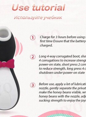 tongue penguin licking sucking Clit Stimulation G spot Silic