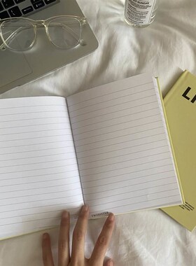 ins Korean style blogger cheese cream yellow English book no