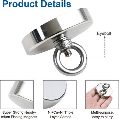 D16~D42mm Strong Suction Salvage Helper, Made of N52 Heavy R