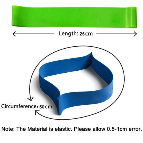 Sets Hanging Training Rubber Loop Resistance Bands Pilates E