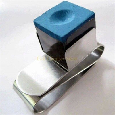 Q84C Strong Billiard Ball Pool Cue Chalk Holder Stainless