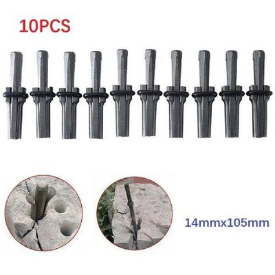 10pcs 9/16 Inch Plug Wedges Feather Shims Rock Stone