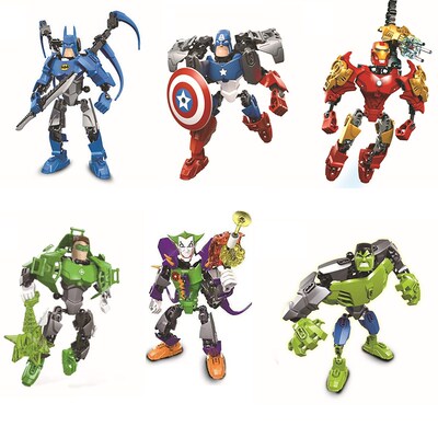 Superhero Lron Man Batman Hulk Captain America The Joker Gre