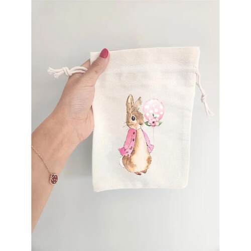 5pcs rabbit bunny balloon gift bags kid boy girl 1st 2nd 3rd