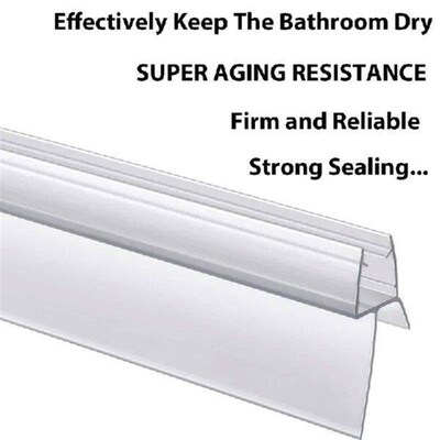 Shower Screen Door Seal Strip PVC Frameless Shower Door