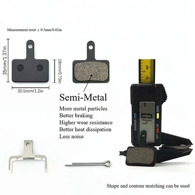 2Pairs Bicycle Mountain Bike Disc Brake Pads Resin For Shima
