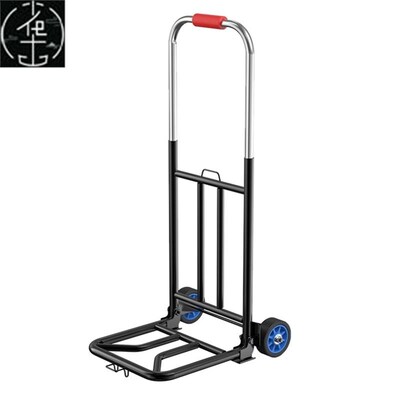 Folding hand cart shopping cart carrying Trailer trolley
