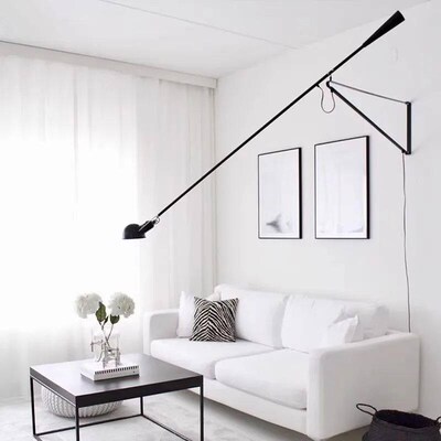 Modern Living Room Wall Lamp Adjustable Long Arm Bedroom Lam