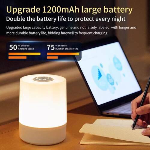 Touch Night Lamp USB LED Lamp Remote Control Switch Recharge