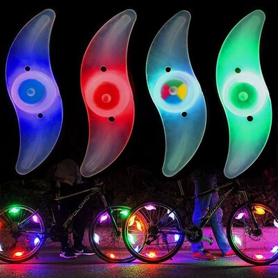 Waterproof Bicycle Wheel Spoke Light - 3 Modes for Safety an