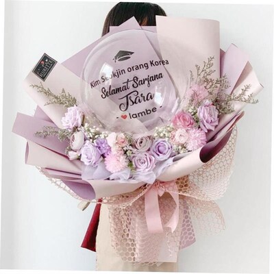 Ouya paper two-color Bouquet wrapping paper flower gift wrap