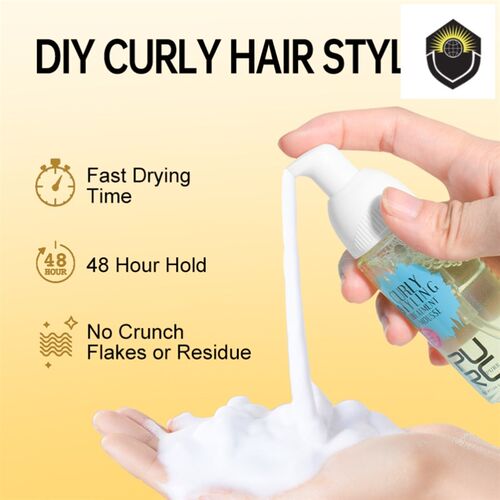 Curly Hair Products Mousse Care Coconut Oil Smoothing Frizz
