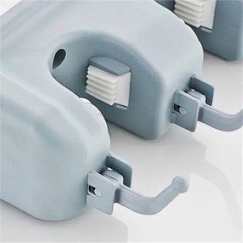ABWP-Mop And Broom Holder Wall Mount With Slots & Hooks