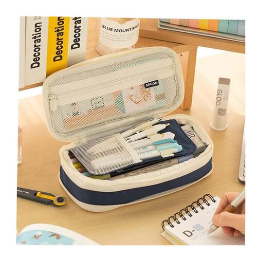 Kawaii Pencil Case Korean Pouch for Girls Large Capacity