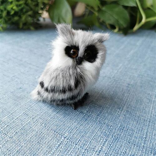 Owl Exquisite Ornament Cute Lovely Furry Christmas Bird Orna