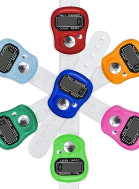 Digital Counter LCD Hand Held Finger Ring Tally Counter Stit
