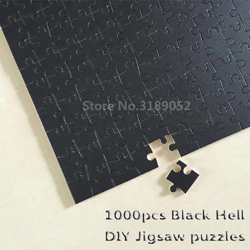 1000 piece Puzzles for Adults  Black Hell Jigsaw creative DI