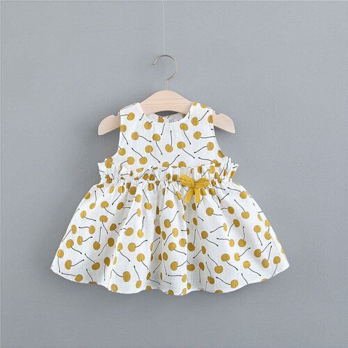 Summer New Girls Sleeveless Dress Princess Skirt Q312 Kids C