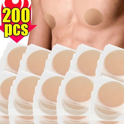 2/200pcs New Men Nipple Cover Adhesive Stickers Bra Pad Brea