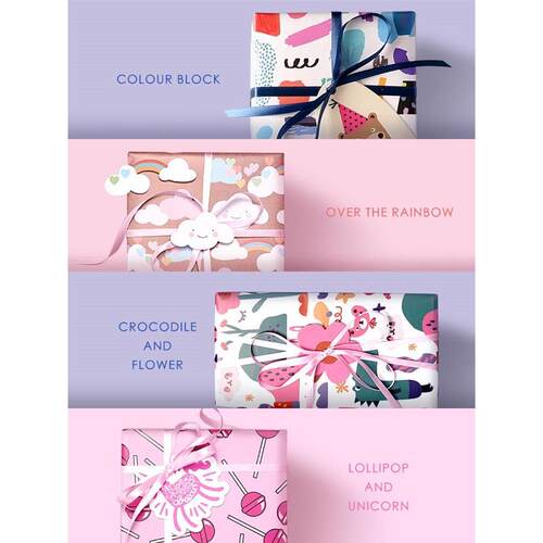 Gift wrapping paper Birthday gift paper Christmas wrap paper