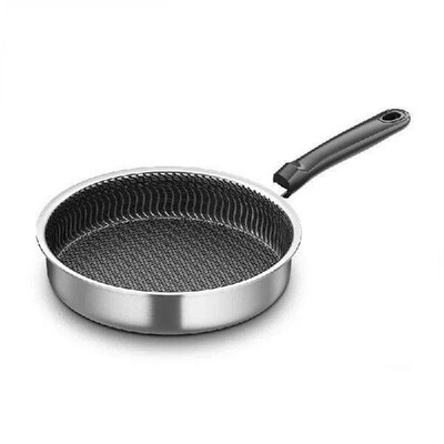 Frying Pan Stainless Steel Honeycomb Frying Pan Non-stick