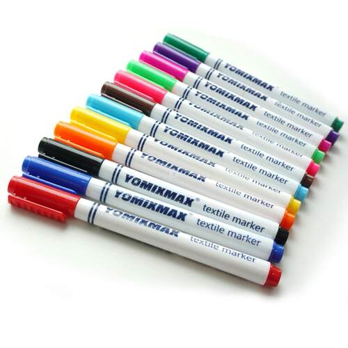 12pcs Clothes Painting Permanent Textile Sewing Accessories