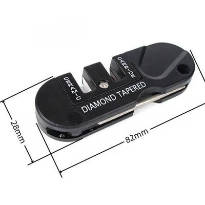 4-in-1 Mini Portable Knife Sharpener Tungsten Ceramic Carbid