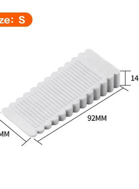 Silicone Door Stopper Wedge Safety Door Stop Block Wall Prot
