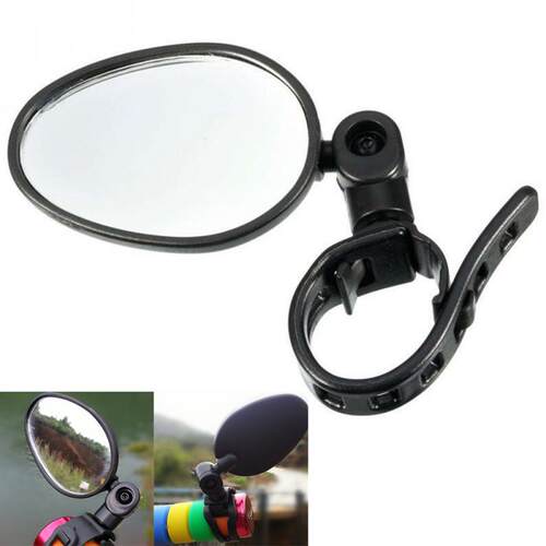 2Pcs Bicycle Mirror Handlebar Rearview Mirror Wide Angle 36
