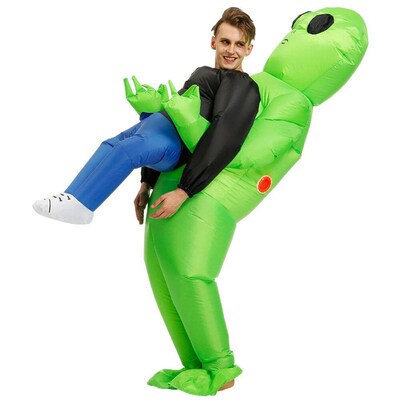 Adult Kids Inflatable Alien Cosplay Costumes Halloween Cos C