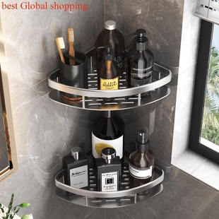 bathroom shelf toilet storage rack no punching shower racks