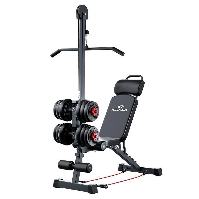 哑铃凳仰卧起坐辅助器健身器材家用男士多功能锻炼运动飞鸟卧推椅