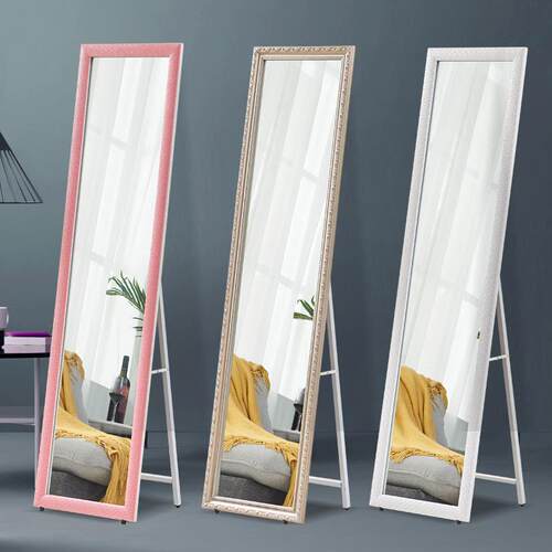 Full-body standing dormitory hang wall makeup fitting mirror
