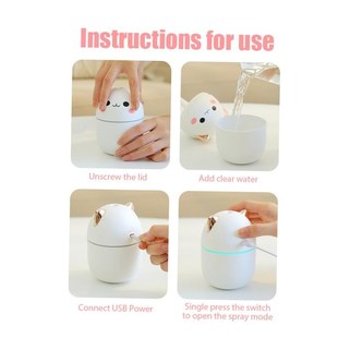 Air Humidifier Aroma Essential Oil Diffuser USB Mist Sprayer