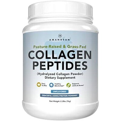 AMANDEAN Collagen Peptides Powder XL. Grass-Fed, Hydrolyz
