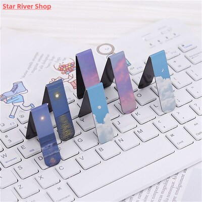 2 PCs Nature Scenery Magnet Bookmark Magnetic Reading Book M