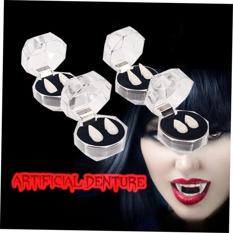 万圣Halloween vampire zombie dentures artificial teeth props - 实物图