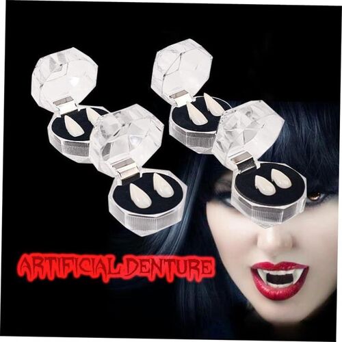 万圣Halloween vampire zombie dentures artificial teeth props