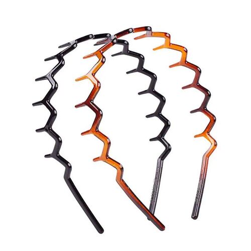 New Headband Hair Comb Zigzag Band Notched Headband Woman Ma