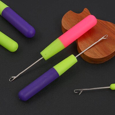 Crochet Hook with Tongue for Wig, Dreadlock Braiding,
