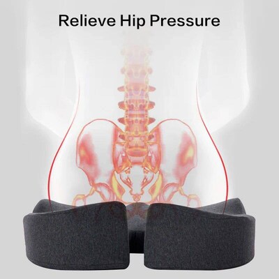 Memory Foam Seat Cushion Non Slip Orthopedic Prostate Cushio